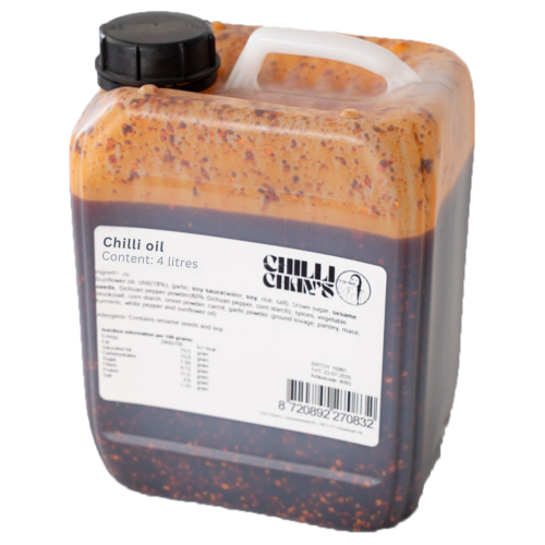 Chilli oil Content 4 litres