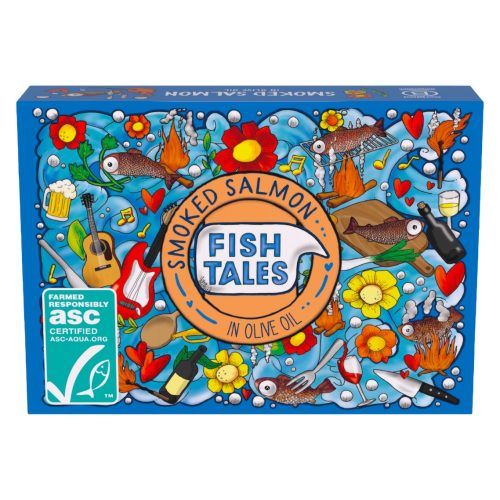 Fish Tales Gerookte zalm in olijfolie (10x105:70 gr) - webshop