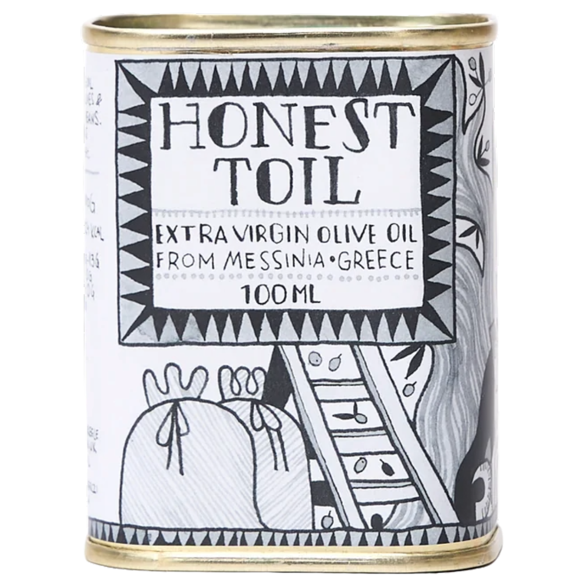 Honest toil olijfolie extra vierge 100 ml - webshop