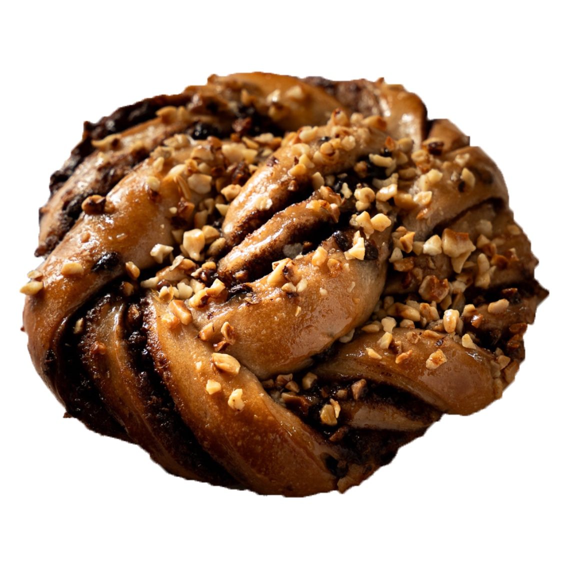 Lacker chocolade hazelnoot bun - webshop